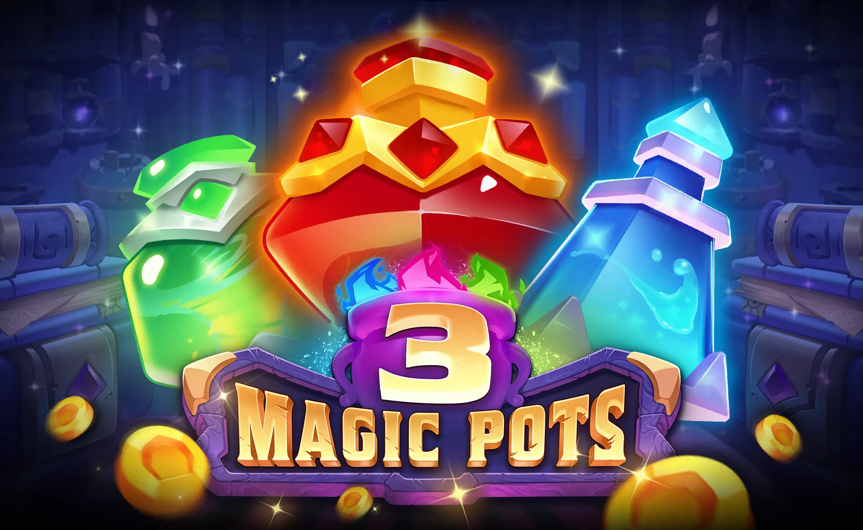3 Magic Pots game art
