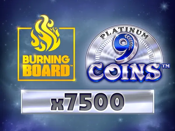 9 Coins Platinum Burning Board game art