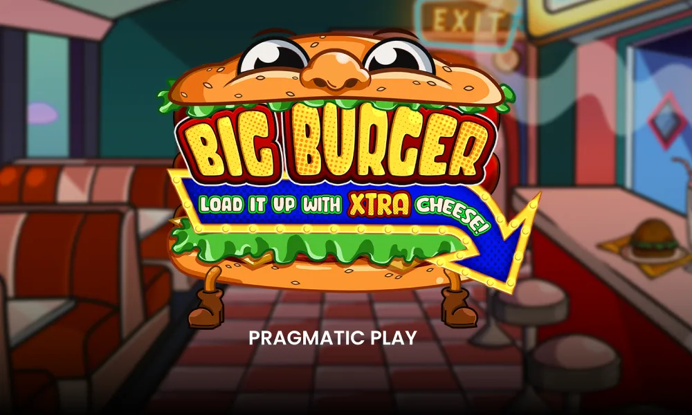 Big Burger Load it up with Xtra Cheese game art