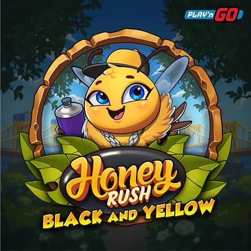 Honey Rush Black and Yellow game art