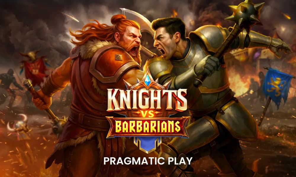 Knights vs Barbarians game art