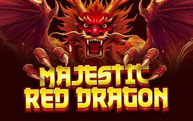 Majestic Red Dragon game art