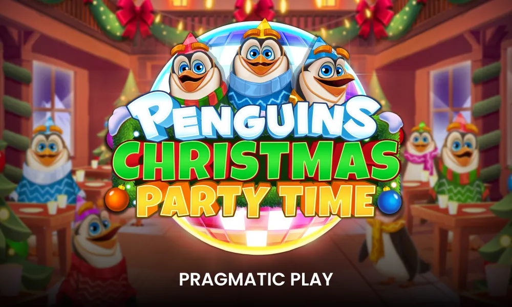 Penguins Christmas Party Time game art