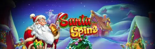Santa Spins game art